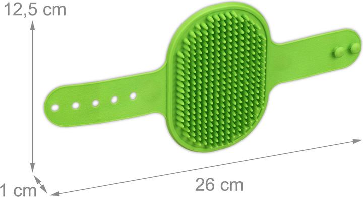 Actual product image Relaxdays 3x Dog Massage Brush (Dog, Cat)