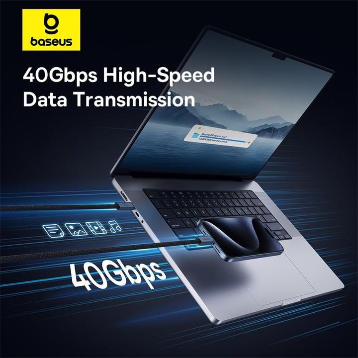 Image du produit Baseus USB C – USB C (1 m, USB 4.0)