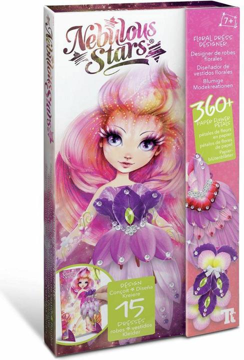 Actual product image Nebulous Stars Floral fashion creations