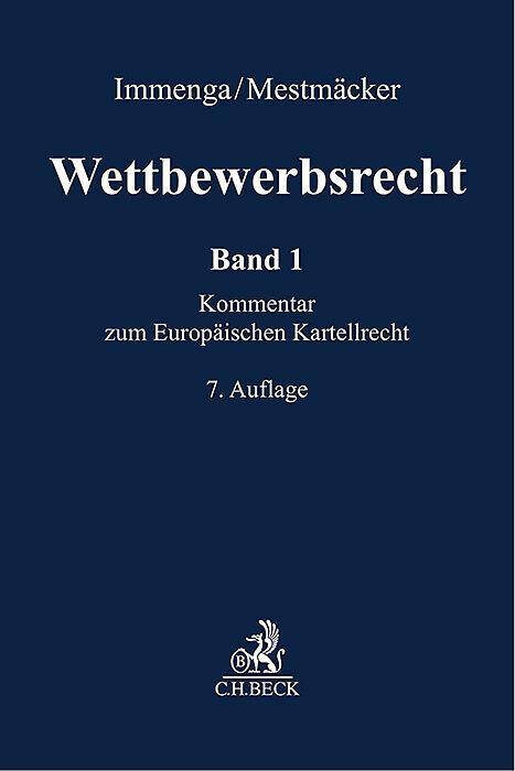 Actual product image Wettbewerbsrecht Band 1: EU. Kommentar zum Europäischen Kartellrecht (German, Daniel Zimmer, Heike Schweitzer, Torsten Körber, 2024)