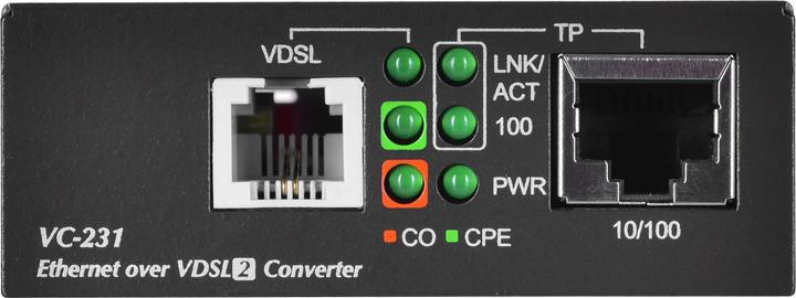 Actual product image Planet VC-231 network media converter Black