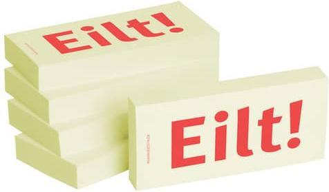 Immagine prodotto Bizstix Biglietto 'Hurry' 75x35mm
