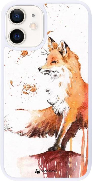 Produktbild PhoneLook Hülle Silikon weiss Autumn 21 Fox (Apple iPhone 12 mini)
