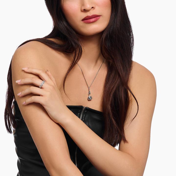 Actual product image Thomas Sabo Anhänger Midnight Rose Silber (Sterling silver 925)