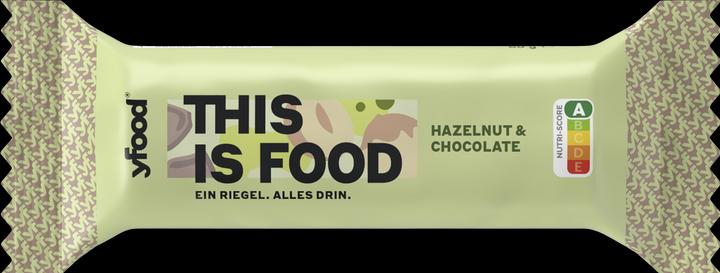 Produktbild YFood Hazelnut und Chocolate (Schokolade, Haselnuss, 1 Stk., 60 g)