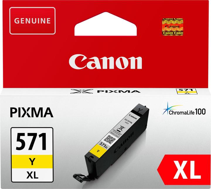 Actual product image Canon Cli-571y XL (Y)