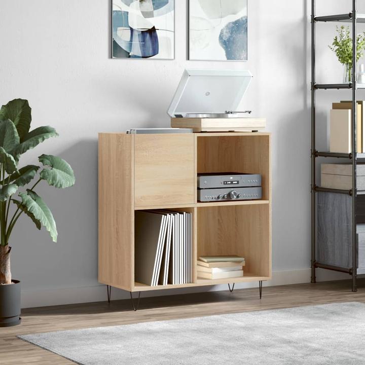 VidaXL Plattenschrank Sonoma-Eiche 84,5x38x89 cm Holzwerkstoff