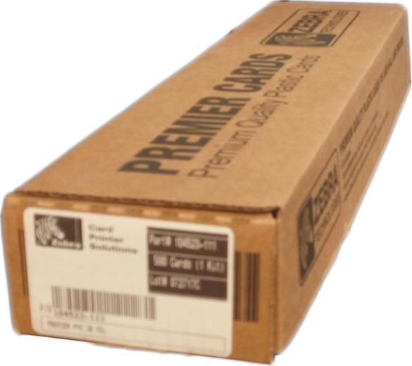 Produktbild Zebra Polyvinylchlorid (PVC) - 10 mil - CR-80 Card (85.6 x 54 mm)