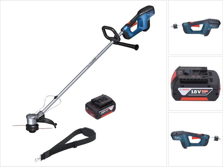Productafbeelding Bosch Professional Bosch GRT 18V-33 Professionele accu grastrimmer 18 V 330 mm borstelloos + 1x oplaadbare accu 5.0 Ah