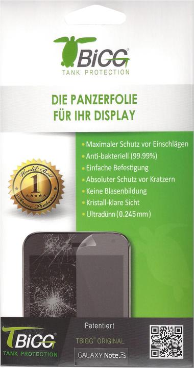 Actual product image Tbigg screen protector (1 Piece, Samsung Galaxy Note 3)
