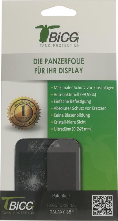 Actual product image Tbigg screen protector (1 Piece, Samsung Galaxy S5)