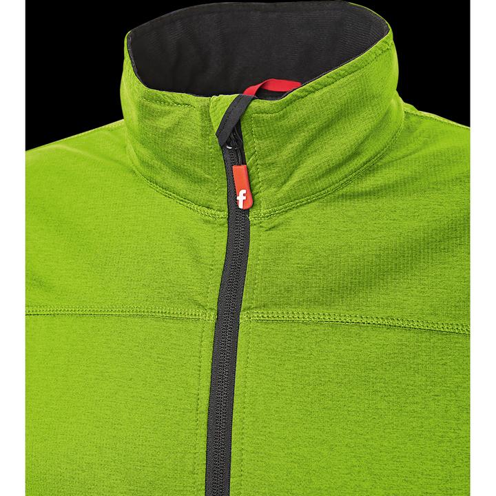 Produktbild Magni Tech-Fleecejacke lime/schwarz meliert Gr. S Fortis Elements (S)