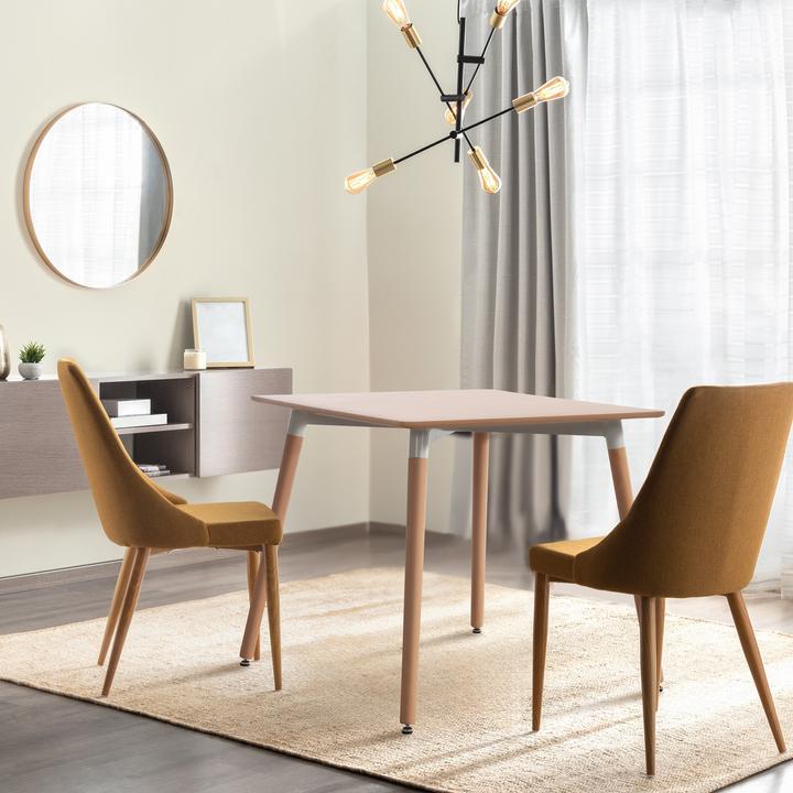Image du produit CLP Table Viborg 80 Natura, natura (80 x 80 x 75 cm)