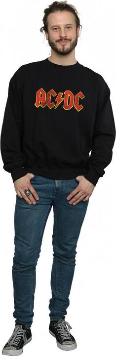 Image du produit AC/DC Sweat-shirt en coton avec logo en relief pour hommes (XL)
