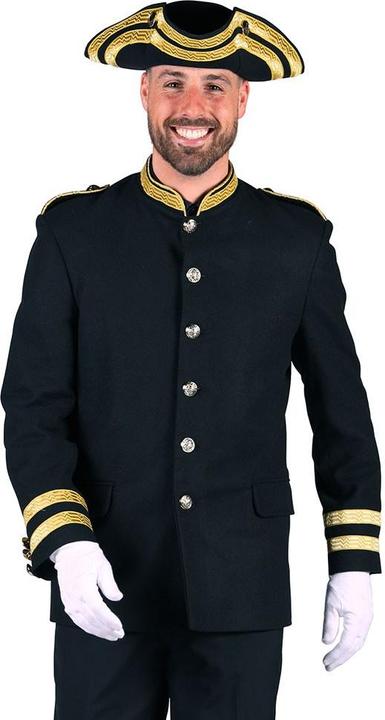 Image du produit Thetru veste homme Tambour Maitre, noir/or (S)