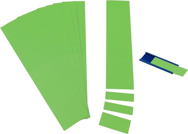 Ultradex Insert cards for 34mm insert rail 40x32mm light green PU=90 pieces (35 x 35 cm)