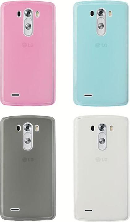 Produktbild König Design Handyhülle Transluzente TPU Tasche für LG G3 / D 850 / LS 990 / D855 Grau (LG G3)