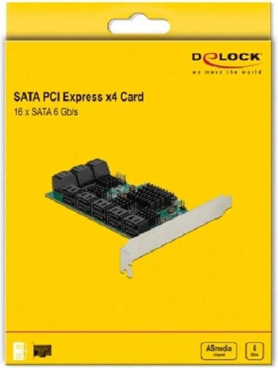 Image du produit Delock SATA PCI Express x4 Card