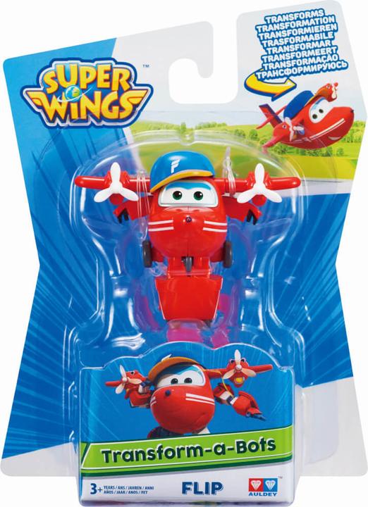 Actual product image Super Wings Transform-a-Bots Flip