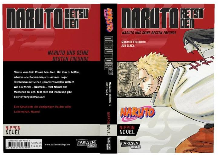 Immagine prodotto Naruto Retsuden: Naruto und seine besten Freunde (Nippon Novel) (Tedesco, Jun Esaka, Miyuki Tsuji, Masashi Kishimoto, 2023)