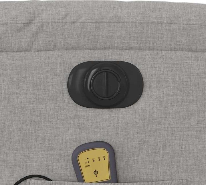 Produktbild VidaXL Massagesessel Elektrisch Wolkengrau Stoff
