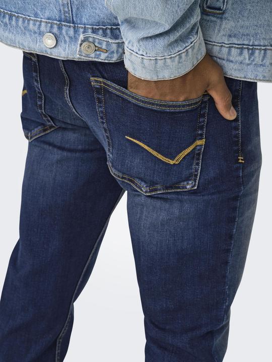Actual product image Only & Sons ONSLOOM Niedrige Taille Slim Fit Jeans Slim Fit Jeans (W32/L34)