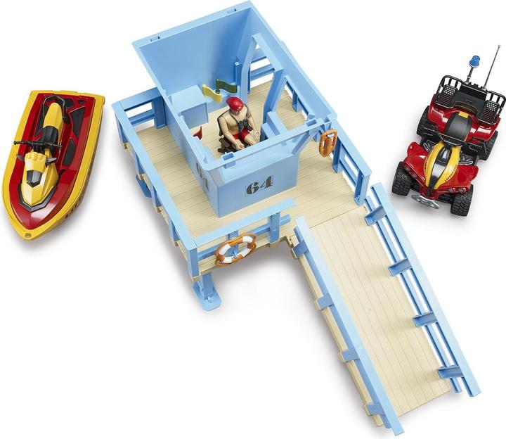 Immagine prodotto Bruder Stazione bworld LifeGuard, Quad, moto d'acqua