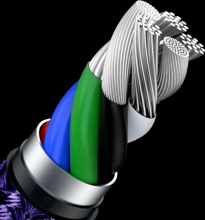 Produktbild Baseus Cafule Series USB-C cable for Lightning, 20W, 2m (purple) (2 m, USB 2.0)