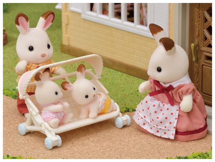 Actual product image Sylvanian Families Triplets Stroller