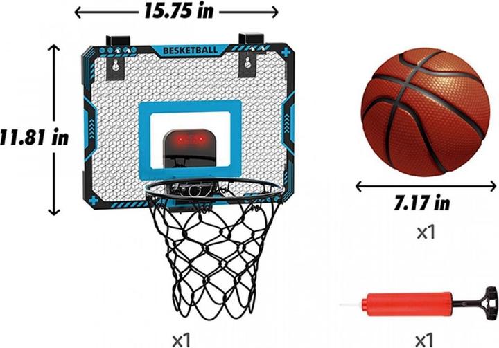 MADE Basketballkorb mit Ball und Pumpe