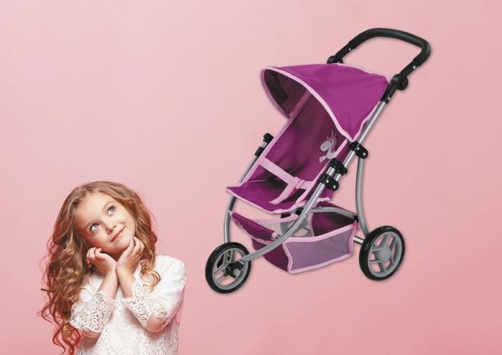 Actual product image Knorrtoys Puppenbuggy Jogger Lio - UMA. Das Einhorn purple