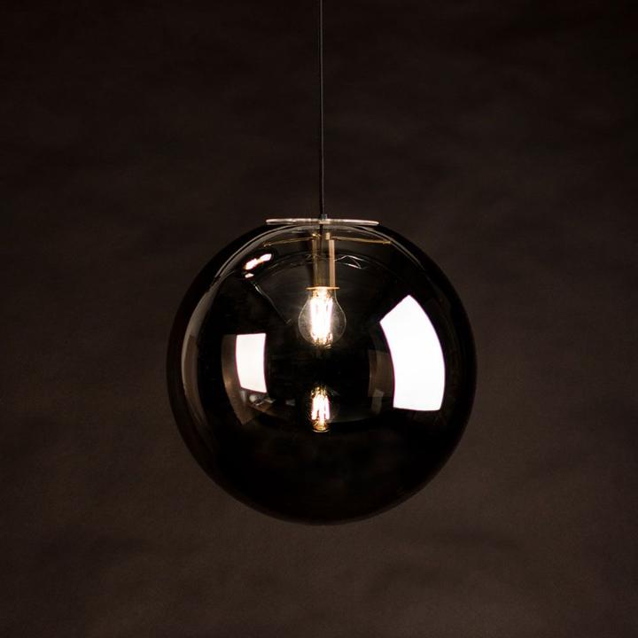 Image du produit s.luce Orb Lampe à suspendre en verre de 2 à 5 flammes, système de rail monophasé inclus (E27)