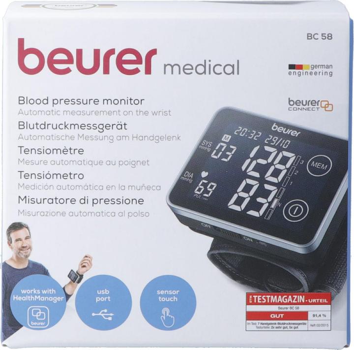 Image du produit Beurer Bc 58 (Tensiomètre au poignet)
