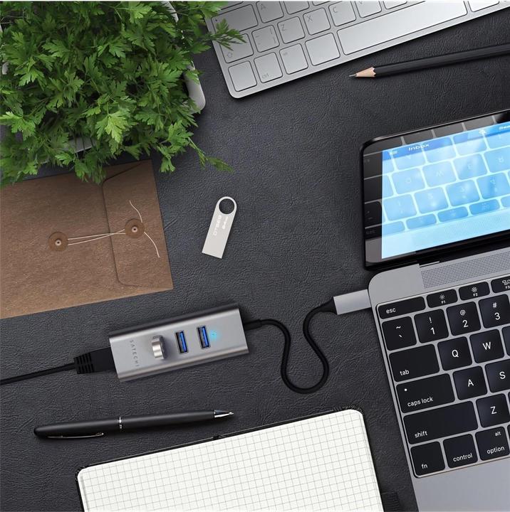 Image du produit Satechi ST-TC2N1USB31AM (USB-C, 1000 Ports)