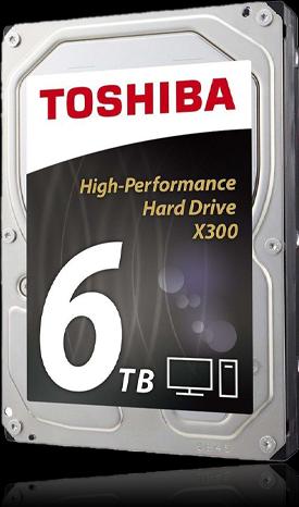 Image du produit Toshiba X300 Commerce de détail (6 To, 3.5", CMR)