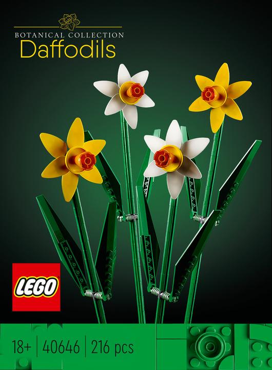Immagine prodotto LEGO Collezione botanica - Narcisi (40646, LEGO Icons, Set LEGO rari)
