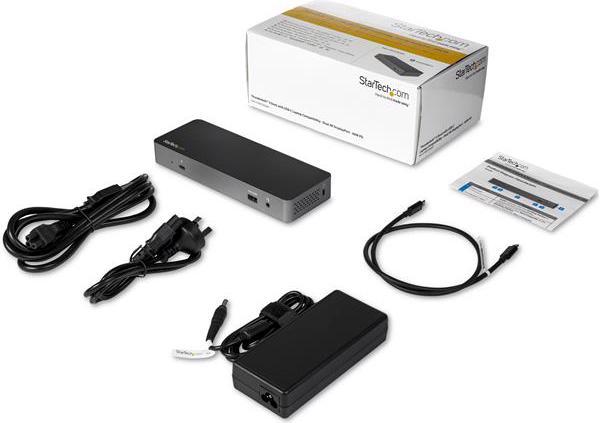 Produktbild StarTech TB3CDK2DP (USB-A, USB-C, 5 Ports)