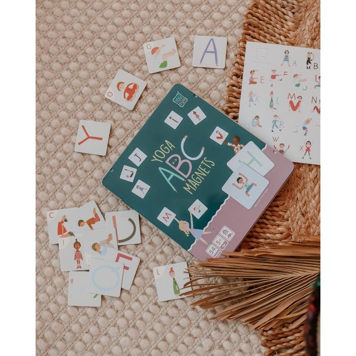 Produktbild Yogi Fun Yoga ABC Magnete (Englisch, Deutsch, Französisch, Italienisch)