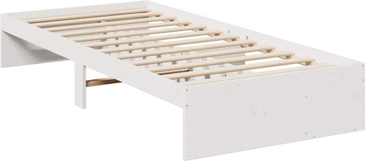 Produktbild VidaXL Tagesbett ohne Matratze Weiss 100x200 cm Massivholz Kiefer Sofabett (100 x 200 cm)