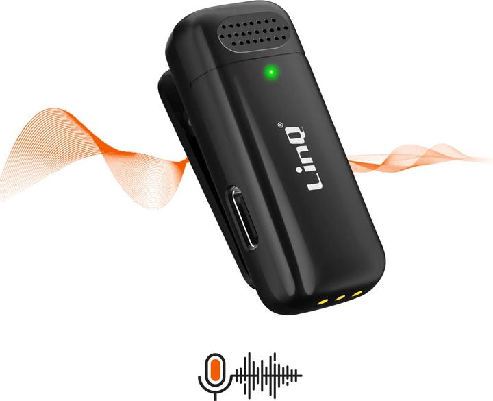 Image du produit LinQ Microphone cravate avec connecteur Lightning