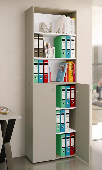 Produktbild VCM Büroschrank Aktenschrank Regal Lona 6f (70 x 40 x 220 cm)