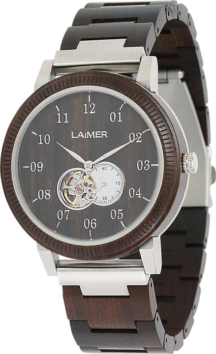 Image du produit Laimer Montre-bracelet Holzuhr Robin (Montre analogique, 49 mm)
