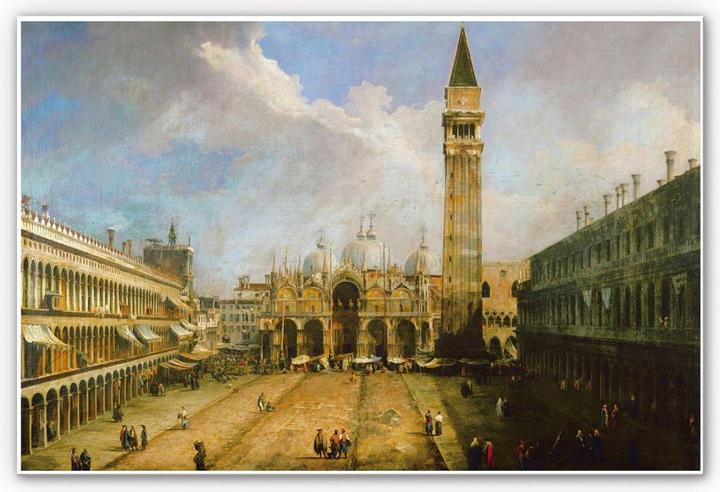 Actual product image Trenddeko Canaletto - Piazza San Marco (60 x 40 cm)