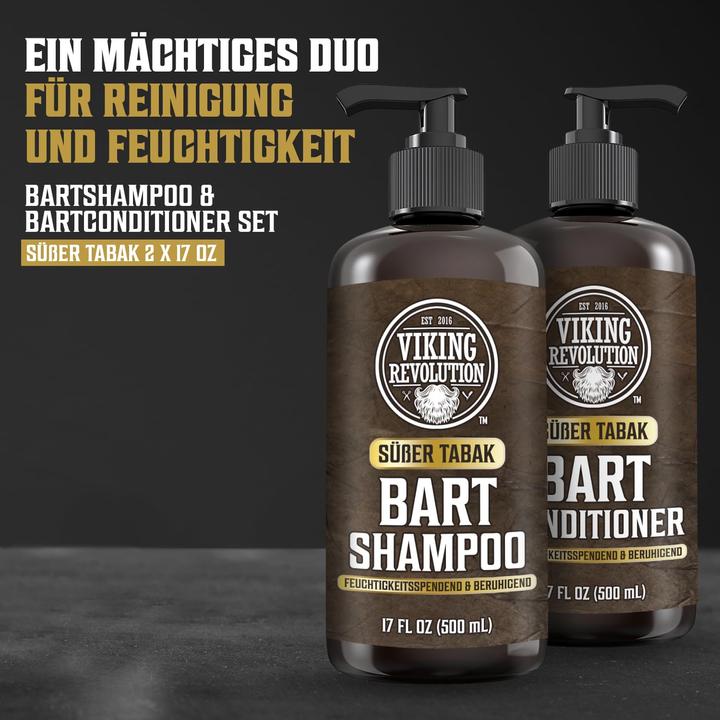 Viking Revolution Bartshampoo & Conditioner Set (1000 ml)