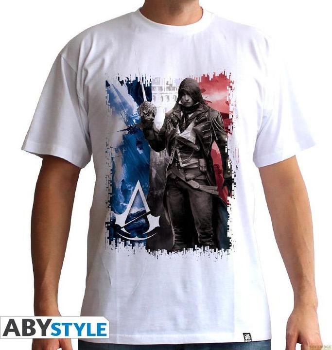 ABYstyle ASSASSIN'S CREED - T-Shirt AC5 Drapeau Homme (L) (L)