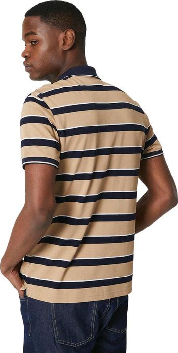 Actual product image Universal Textiles Mens Striped Pique Polo Shirt (XL)