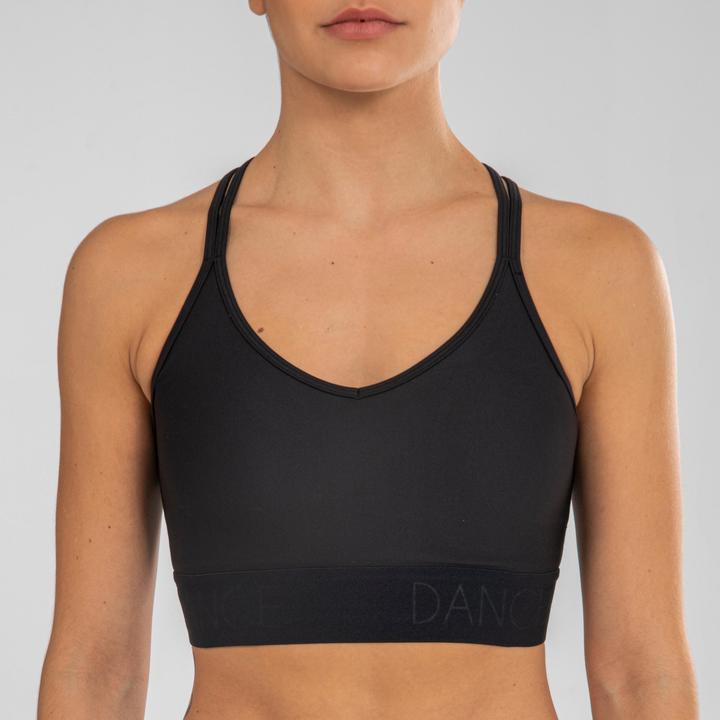 Immagine prodotto Starever Bustier danza da donna con spalline strette e imbottiture rimovibili Modern Dance - nero (40, 42)