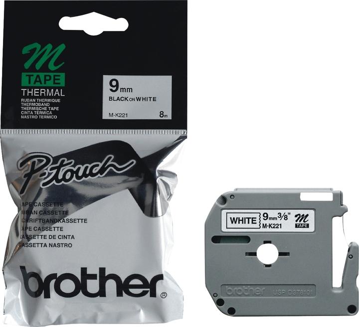 Actual product image Brother M-K221bz (0.90 cm, Black)