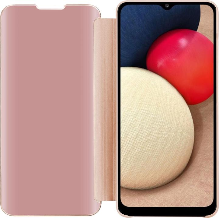 Actual product image Cadorabo Book Smart View Mirror Cover (Samsung Galaxy A02s)