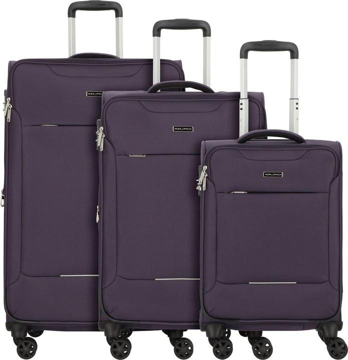 Produktbild Worldpack Victoria 4-Rollen Kofferset 3-tlg mit Dehnfalte (175 l, XL (ab 115l))